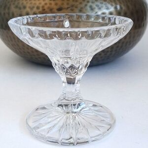 Vintage Antique Glass Candle/ Votive Candle  Holder 4" Stand (Anchor Hocking)